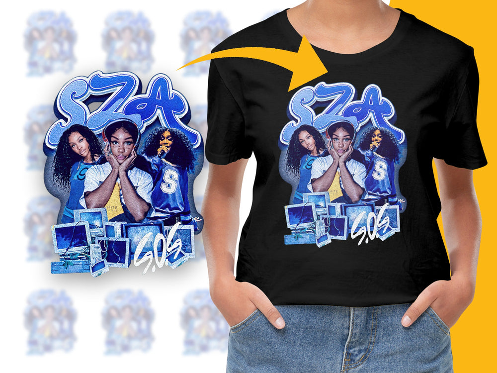 SZA Ctrl Album Fan Art T-Shirt, Unisex Graphic Tee, Music Merch, Trendy Pop Culture Apparel, Gift for Fans