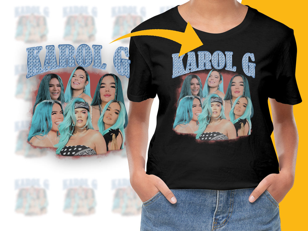 Karol G Inspired Graphic T-Shirt, Women's Fashion Tee, Music Fan Merchandise, Pop Culture Apparel