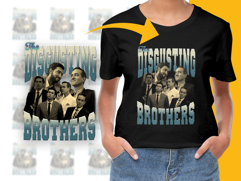 Vintage Band T-Shirt, The Disgusting Brothers Graphic Tee, Retro Music Fan Apparel, Unisex Black Shirt