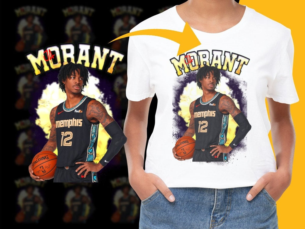 04 Morant Memphis Basketball Fan PNG File - Teepew