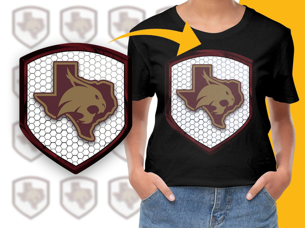 Kids Texas State Logo T-Shirt, Youth Graphic Tee, Unisex Casual Top, School Spirit Wear