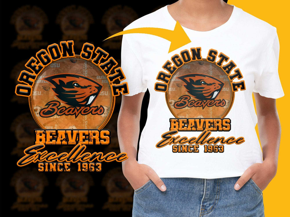 Oregon State Beavers T-Shirt, Vintage College Graphic Tee, Excellence Since 1953, Unisex Sports Apparel