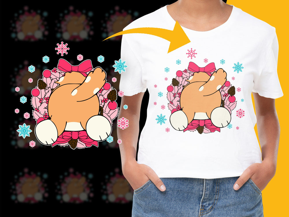 Cute Cat Graphic T-Shirt, Pink Floral Design, Kids' Fashion Summer Top, Casual Wear