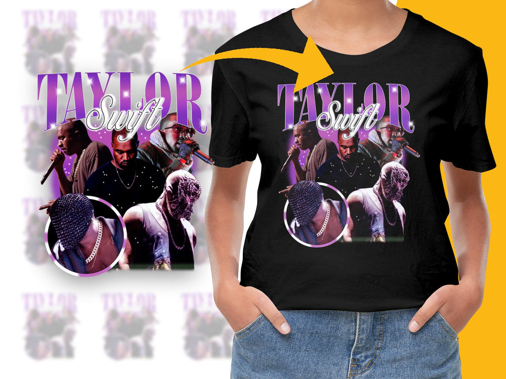Taylor Swift Inspired Graphic T-Shirt, Pop Music Fan Tee, Colorful Concert Design, Unisex Fashion