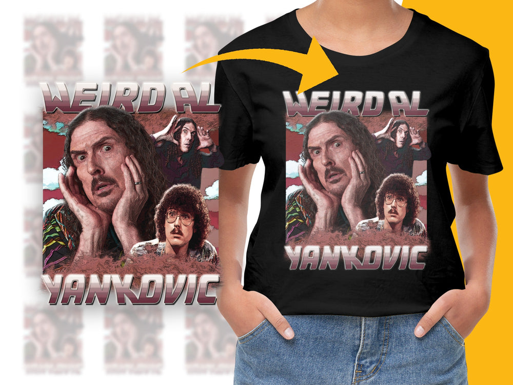 Vintage Weird Al Yankovic T-Shirt, Retro 80s Music Tee, Unique Fan Gift, Unisex Adult Clothing