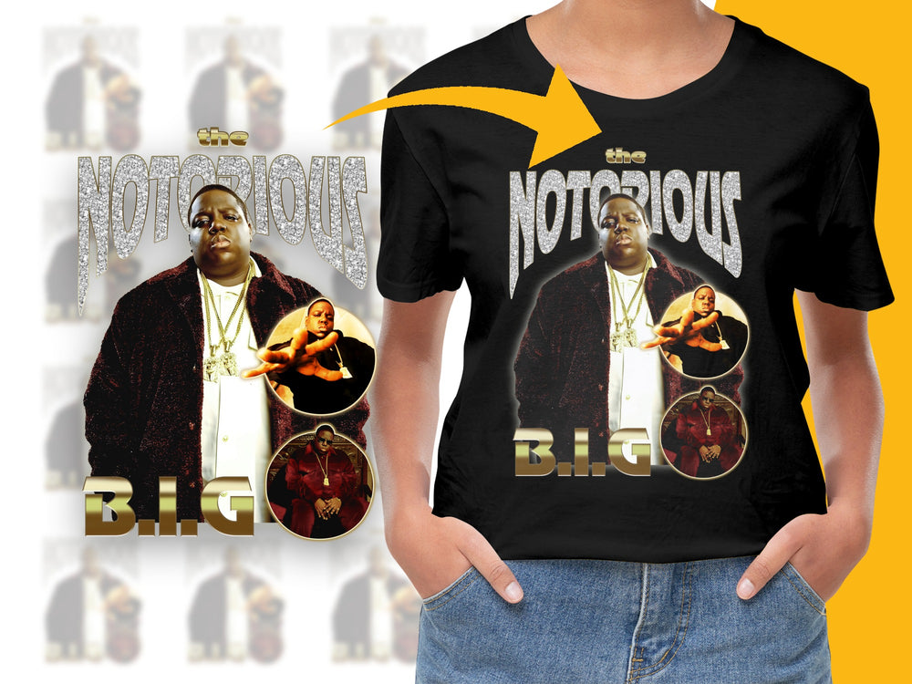 Vintage Notorious BIG T-Shirt, Classic Hip Hop Tee, 90s Rap Music Shirt, Urban Streetwear, Collector Gift Idea