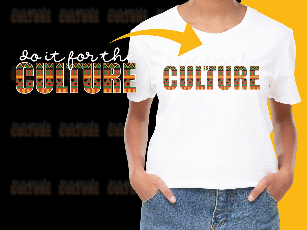 Trendy Graphic T-Shirt 'Do It For The Culture' Urban Streetwear Cotton Tee Unisex
