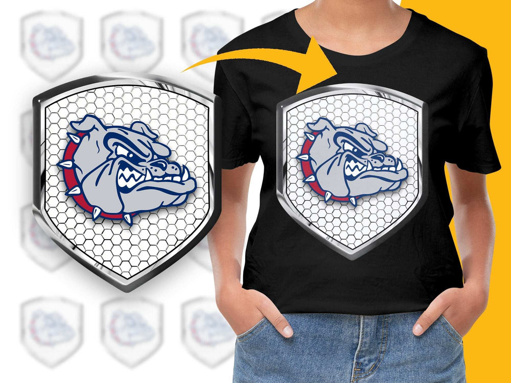 Bulldog Graphic T-Shirt, Cool Dog Design Tee, Animal Emblem Casual Shirt, Unisex Fashion Top, Unique Pet Lover Gift