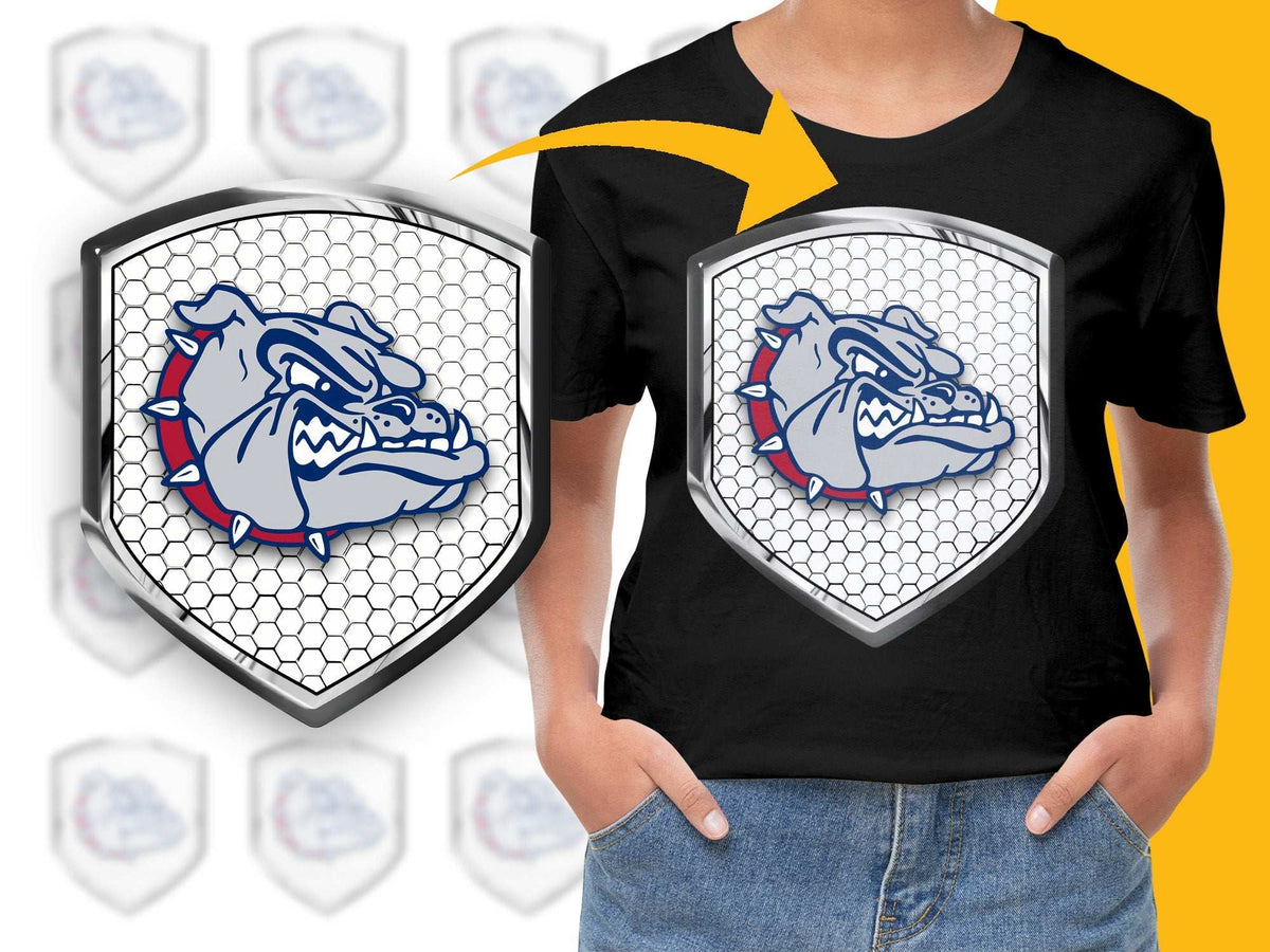 Bulldog Graphic T-Shirt, Cool Dog Design Tee, Animal Emblem Casual Shirt, Unisex Fashion Top, Unique Pet Lover Gift