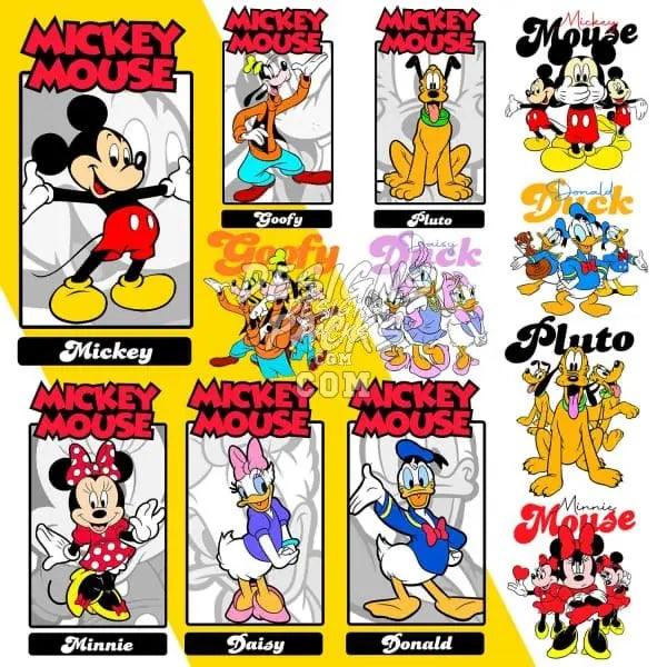 12 Cartoon Designs Bundle PNG designspacks