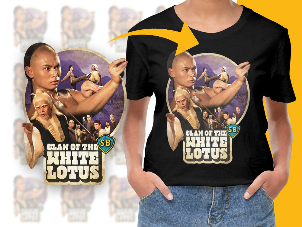 Clan of the White Lotus T-Shirt, Martial Arts Movie Fan Tee, Vintage Style Graphic Shirt