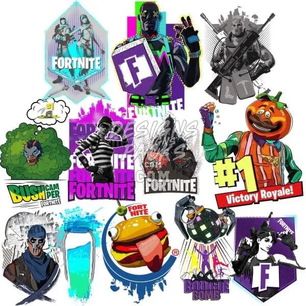 13 Gaming Designs Bundle PNG designspacks