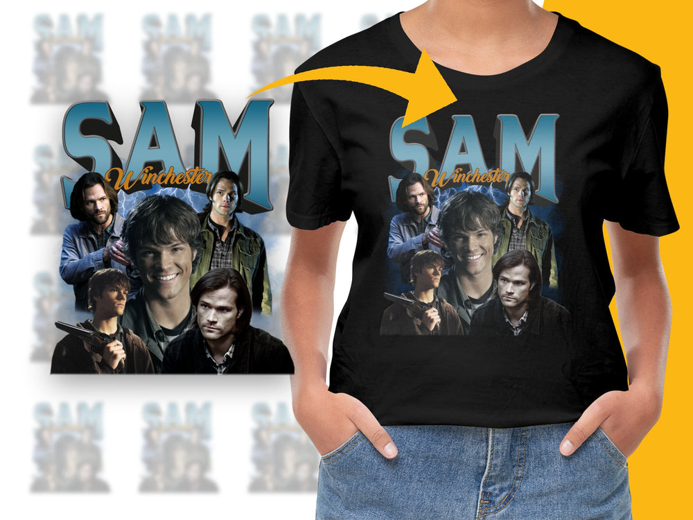 Sam Winchester T-Shirt, Supernatural TV Show Fan Merch, Unisex Graphic Tee