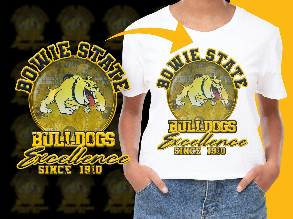 Bowie State University Bulldogs T-Shirt, Excellence Since 1910 Graphic Tee, College Apparel