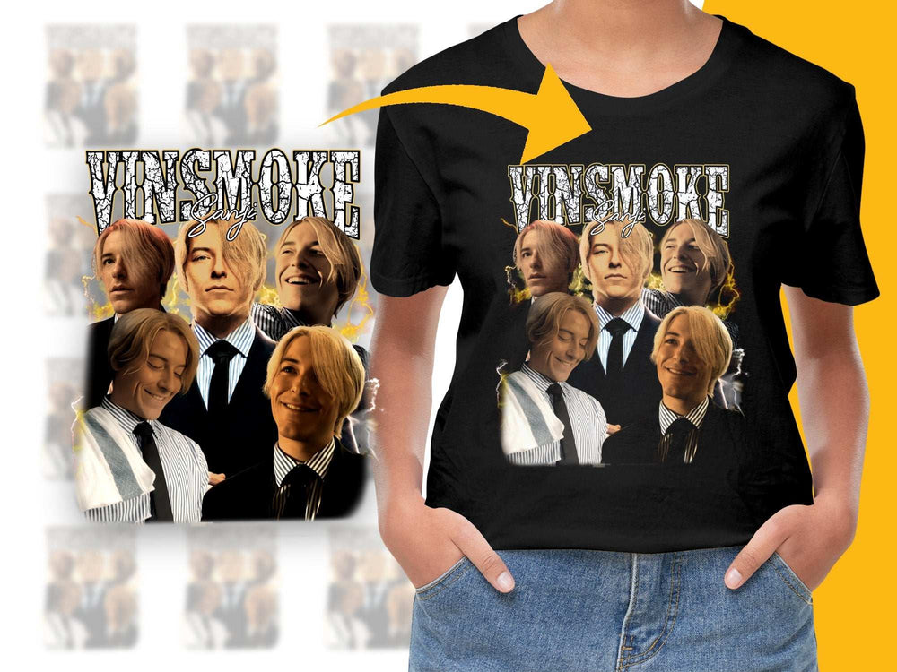 Vinsmoke Family One Piece Anime T-Shirt, Unisex Graphic Tee, Manga Fans Clothing, Black Cotton Shirt