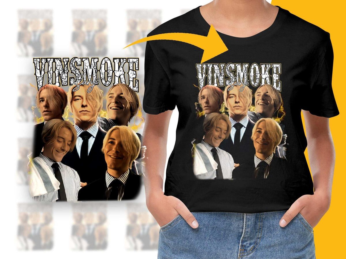 Vinsmoke Family One Piece Anime T-Shirt, Unisex Graphic Tee, Manga Fans Clothing, Black Cotton Shirt
