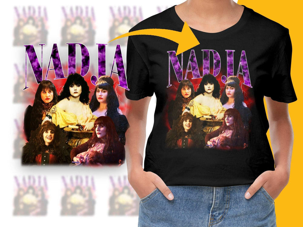 Vintage Nadia Band Graphic T-Shirt, Classic Rock Music Tee, Retro 90s Concert Shirt, Unisex Fashion Top