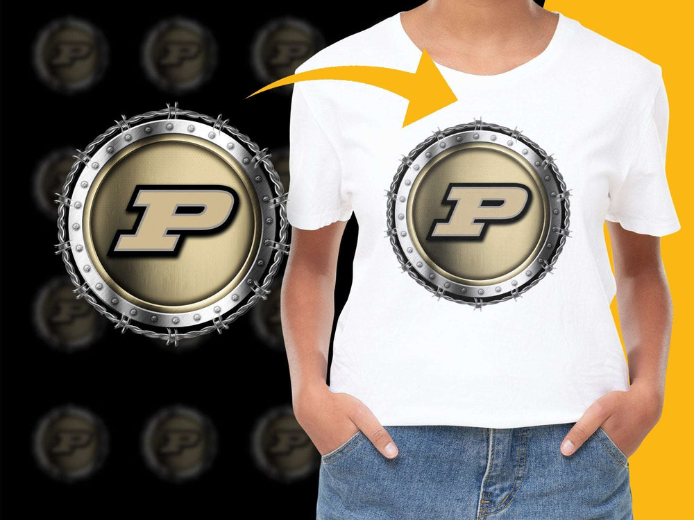 Purdue University Logo T-Shirt, Stylish Collegiate Apparel, Unisex Casual Fashion Tee
