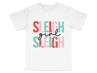 Load image into Gallery viewer, Sleigh Girl Sleigh Holiday T-Shirt, Festive Christmas Tee for Women, Trendy Seasonal Top