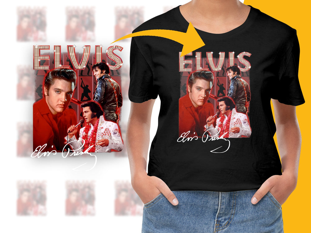 Vintage Elvis Presley T-Shirt, Classic Rock and Roll Music Tee, Retro Pop Culture Apparel