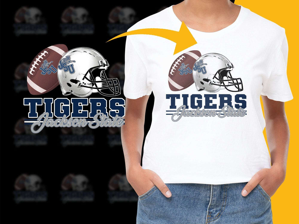 Jackson State Tigers Football T-Shirt, Sports Fan Apparel, College Team Graphic Tee, Unisex Casual Wear