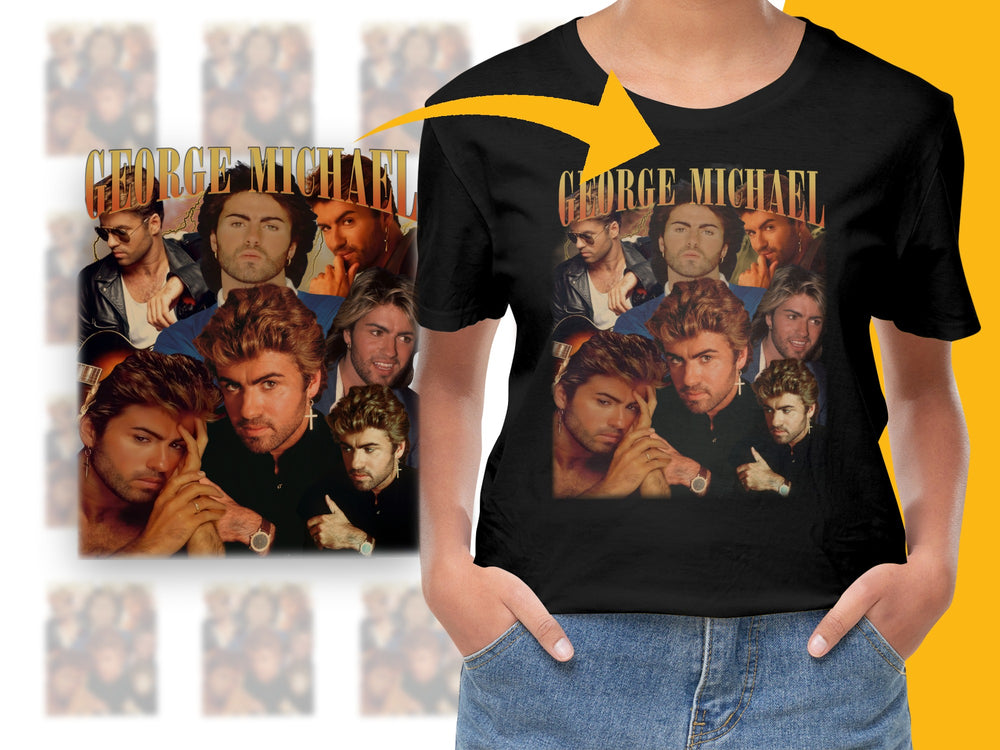 Vintage George Michael Graphic T-Shirt, Retro 90s Music Tee, Unisex Pop Icon Shirt, Gift for Music Lovers