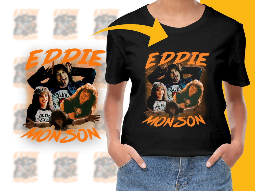 Eddie Monson Fan T-Shirt, Vintage Band Graphic Tee, Retro Style Unisex Shirt