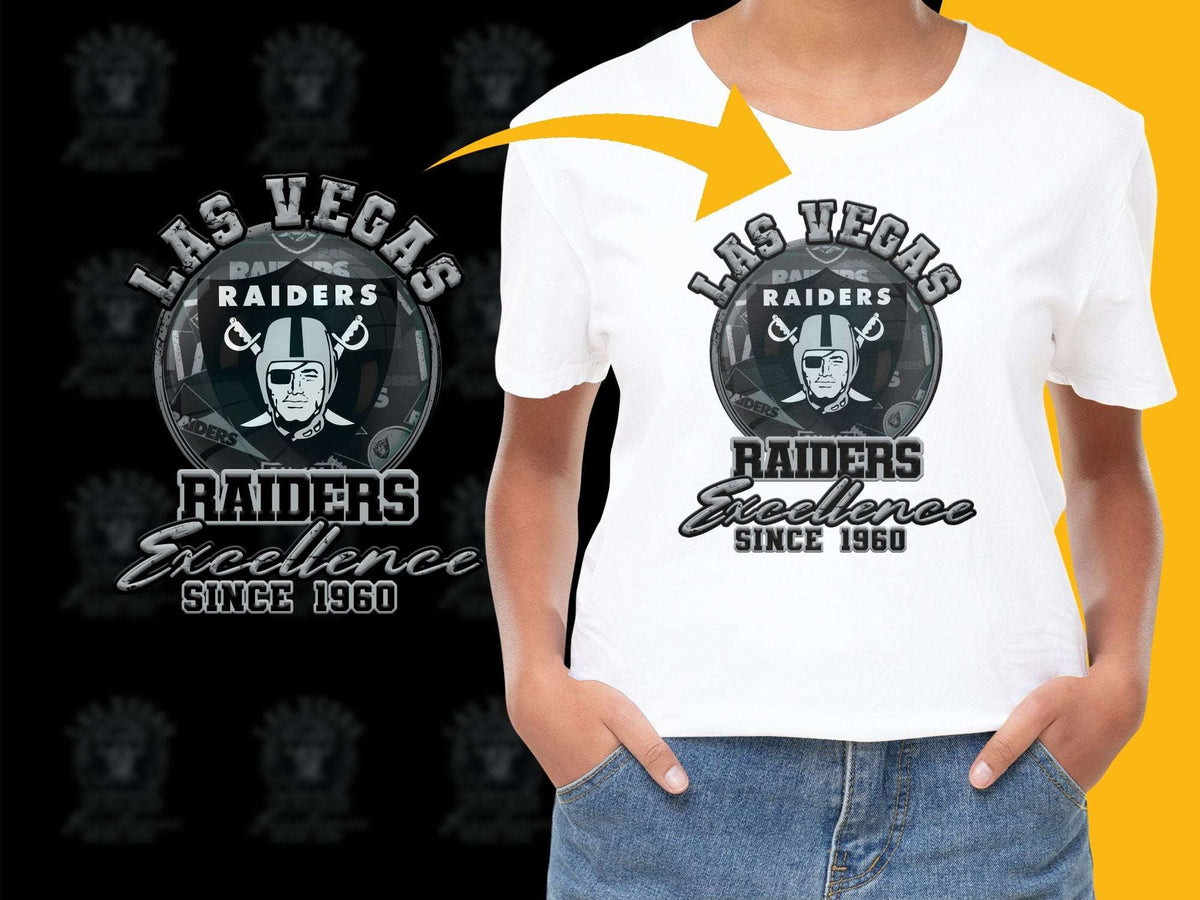 Las Vegas Raiders Excellence T-Shirt, Sports Fan Tee, Casual Wear, Football Team Shirt, Since 1960 Design, Unisex Top