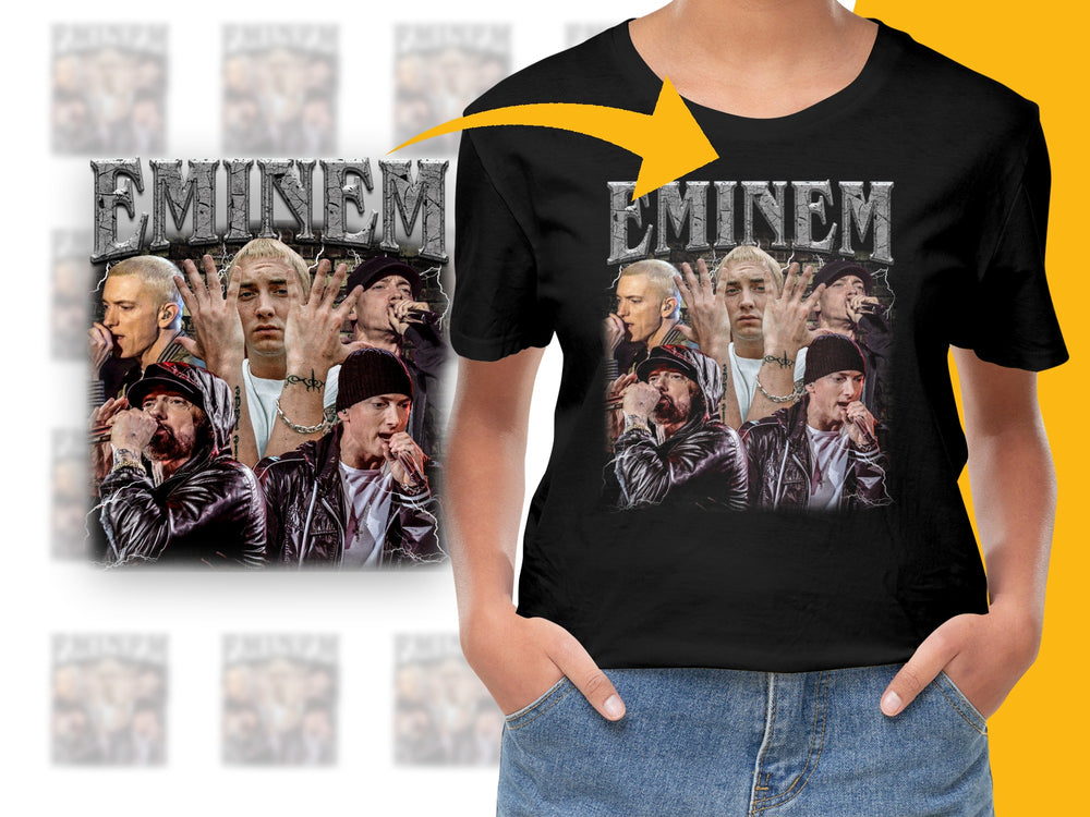 Eminem Graphic T-Shirt, Vintage Hip Hop Tee, Rap Music Artist Shirt, Fan Merchandise, Unisex Clothing