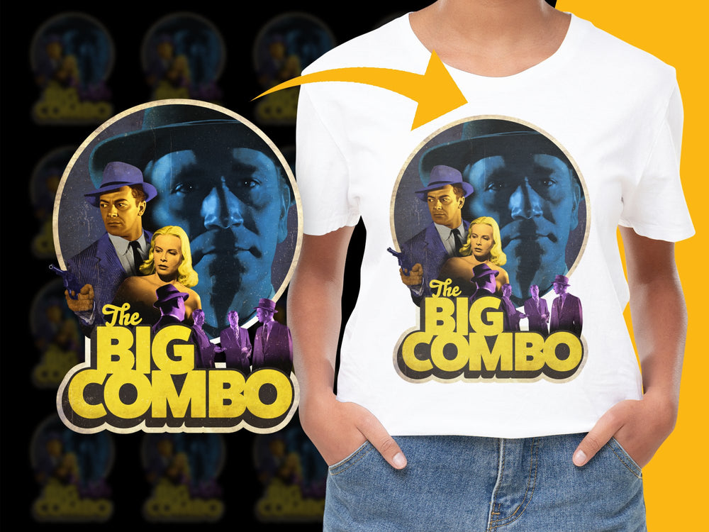 Vintage Movie Poster T-Shirt, 'The Big Combo' Classic Film Graphic Tee, Retro Cinema Fashion Shirt