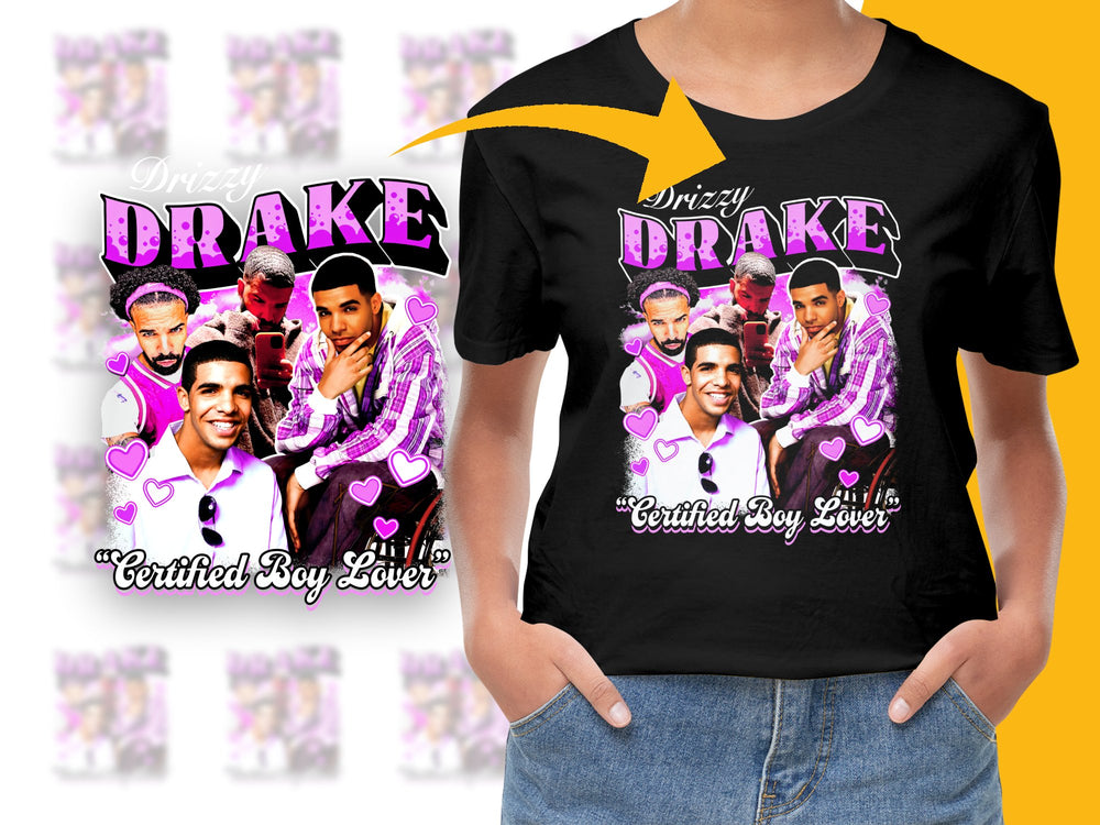 Drake Inspired Graphic T-Shirt, Drizzy Certified Lover Boy Fan Merch, Hip Hop Artist Tee, Music Pop Culture Apparel