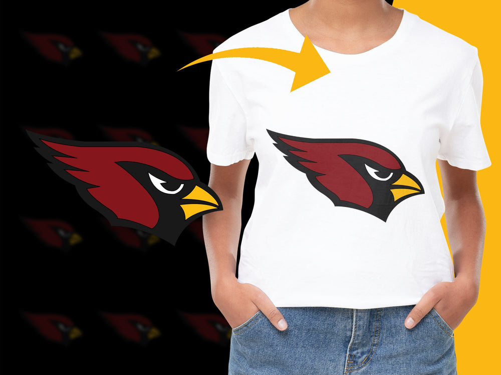 Youth Cardinal Bird Graphic T-Shirt, Red and Black Bird Tee, Kids Nature Inspired Casual Wear, Unisex Children's Clothing, Soft Cotton Top