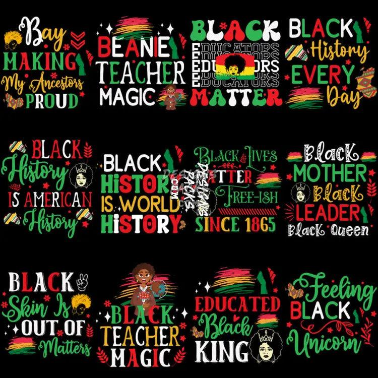 20 Juneteenth Black History Designs Bundle Png