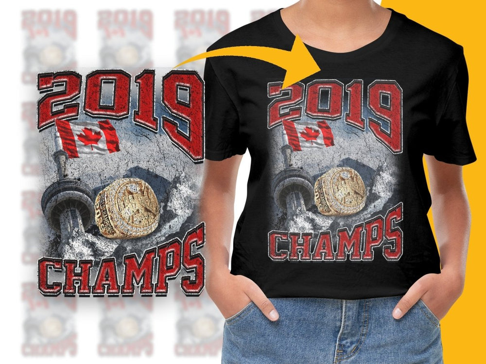 2019 Champs Canadian Flag and Trophy PNG File - Teepew