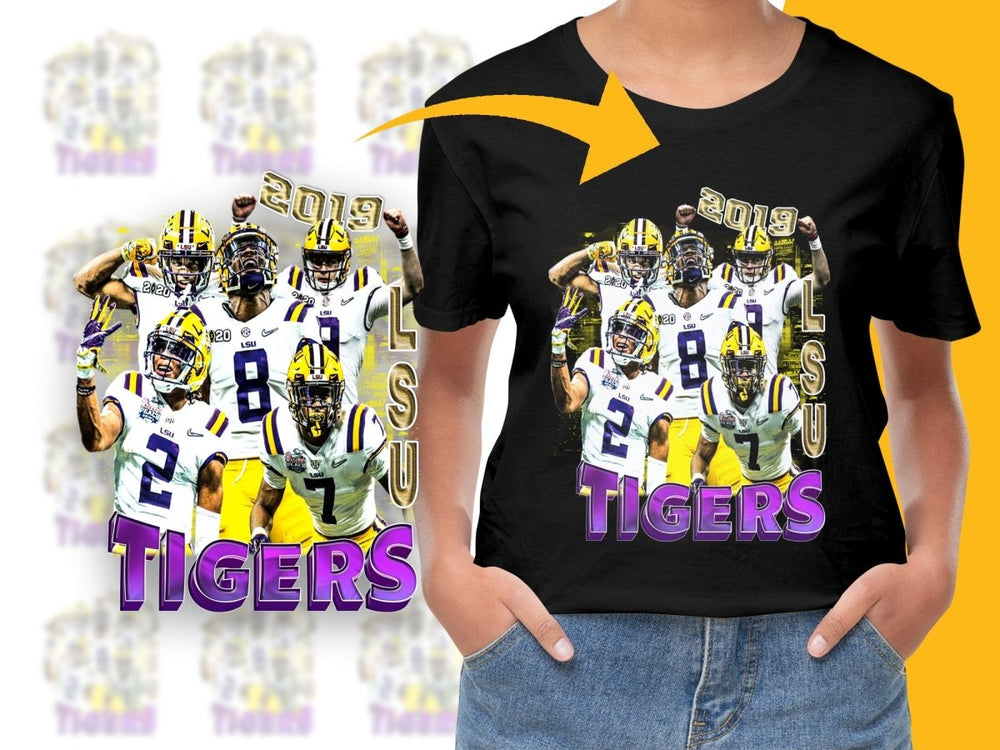 2019 LSU Tigers NFL Bootleg Graphic PNG File - Teepew