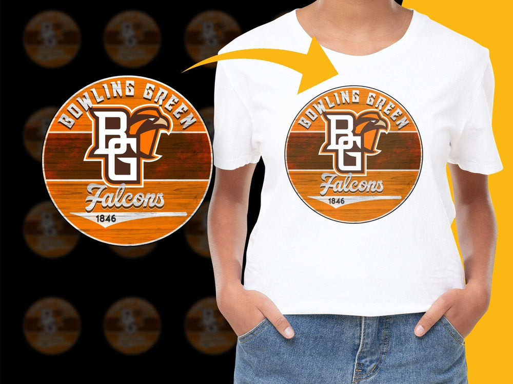 Bowling Green Falcons T-Shirt, Vintage Logo, College Sports Apparel, Casual Wear, Unisex Cotton Tee