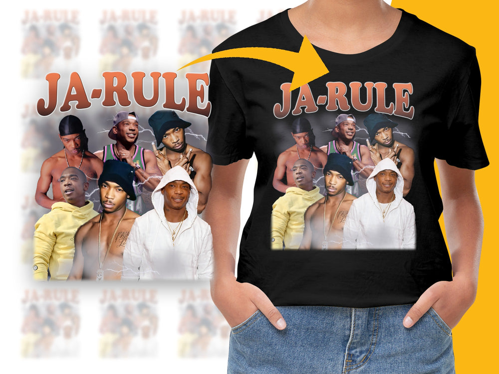 Ja Rule Graphic T-Shirt, Vintage Hip Hop Tee, 90s Rap Music Fan Merch, Unisex Fashion Top