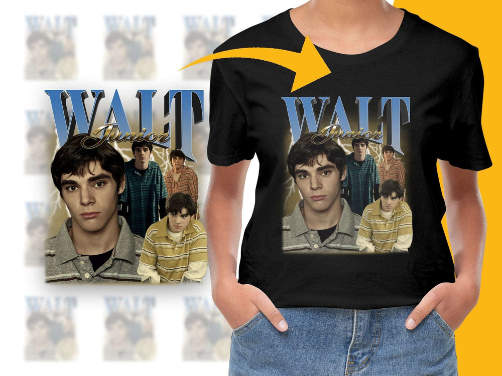 Walt Junior Retro TV Show Graphic T-Shirt, Vintage Character Tee, Fan Apparel