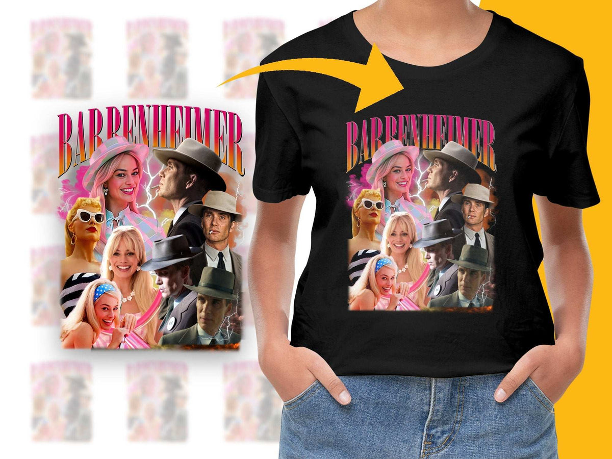 Vintage Movie Collage T-Shirt, Classic Film Graphics Tee, Retro Cinema Fashion, Unisex Film Buff Gift Idea