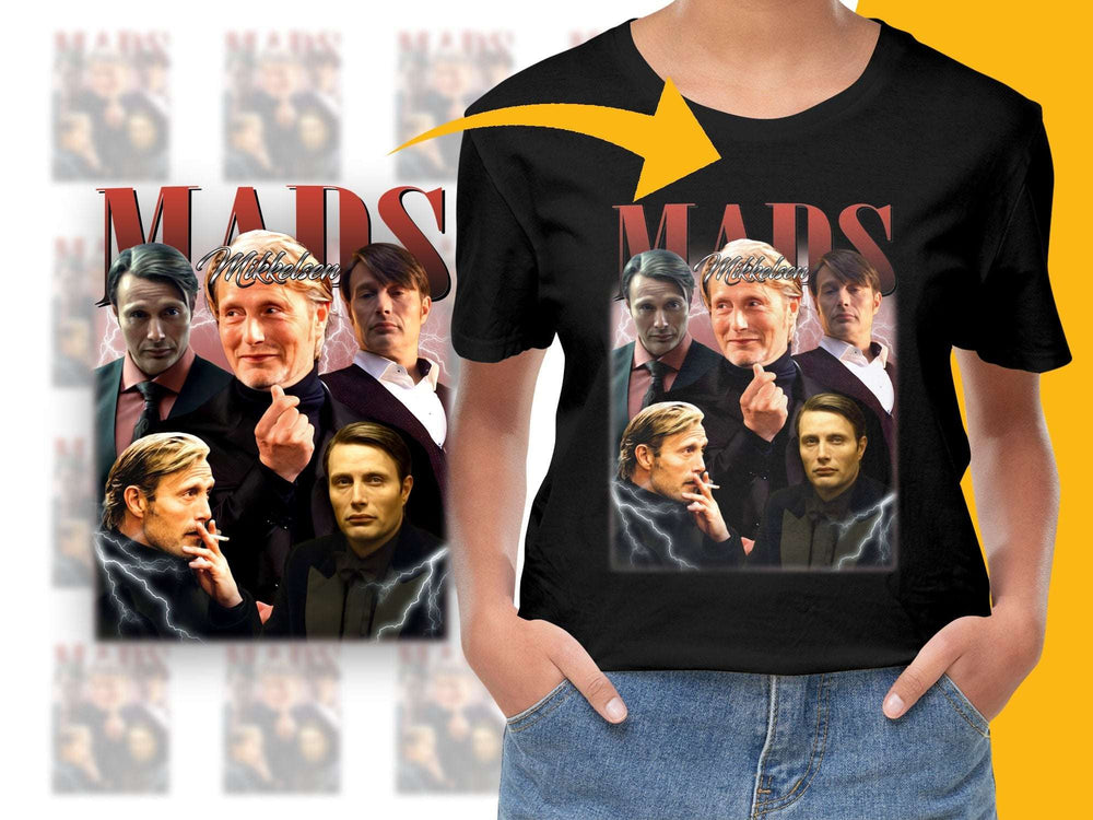 Mars Magazine Cover Graphic Tee, Vintage Style T-Shirt, Unique Men's Fashion, Retro Celebrity Print Top