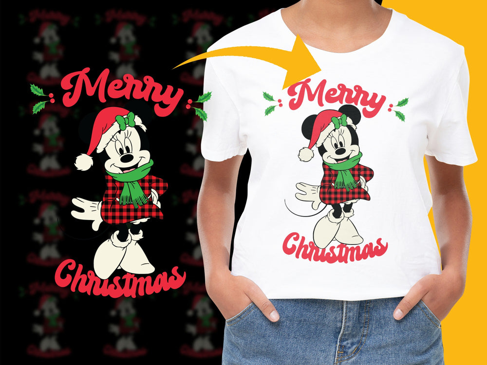 Merry Christmas Goofy T-Shirt, Festive Holiday Disney Character Tee, Women's Graphic Shirt, Casual Fashion Top