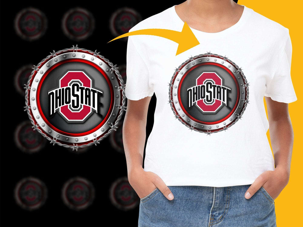 Ohio State Logo T-Shirt, Unisex Buckeyes Fan Gear, College Sports Apparel, Cotton Tee, Gift for Students