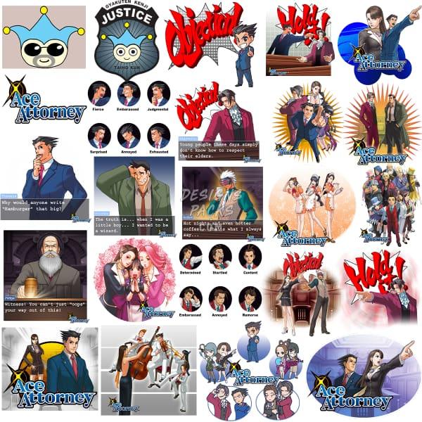 23 Gaming Attorney Designs Bundle PNG DESIGNSPACKS