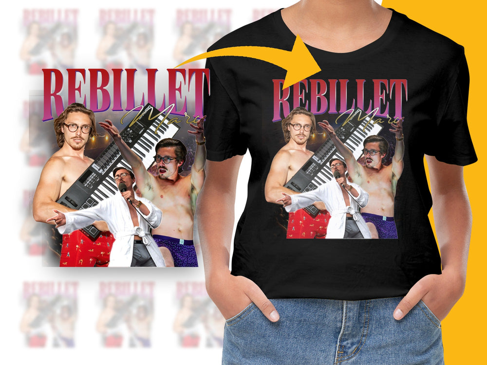 Vintage Style Graphic T-Shirt, Marc Rebillet Inspired Design, Funky Music Keyboard Print Tee