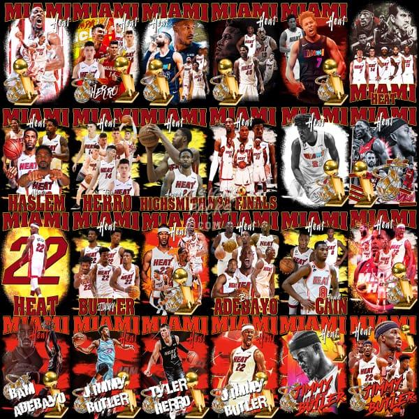 24 Miami Basketball Team Designs Bundle PNG DESIGNSPACKS