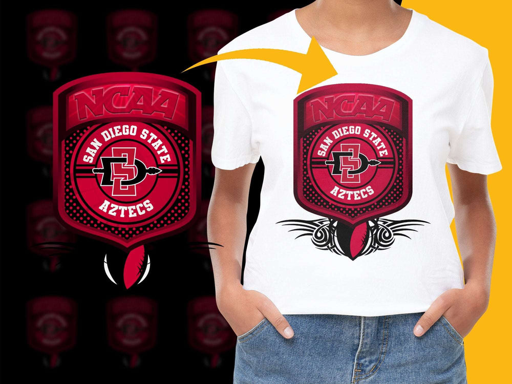 San Diego State Aztecs NCAA Logo T-Shirt, College Sports Team Apparel, Unisex Graphic Tee