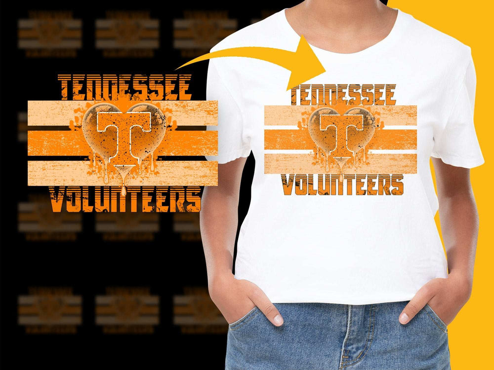 Tennessee Volunteers T-Shirt Vintage Team Logo Sports Fan Apparel Unisex