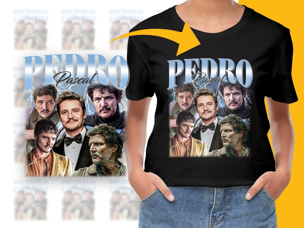 Pedro Pascal Fan T-Shirt, Movie Actor Graphic Tee, Unisex Gift Idea, Casual Apparel
