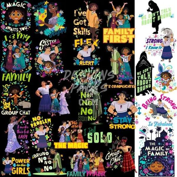 28 Cartoon Designs Bundle PNG designspacks