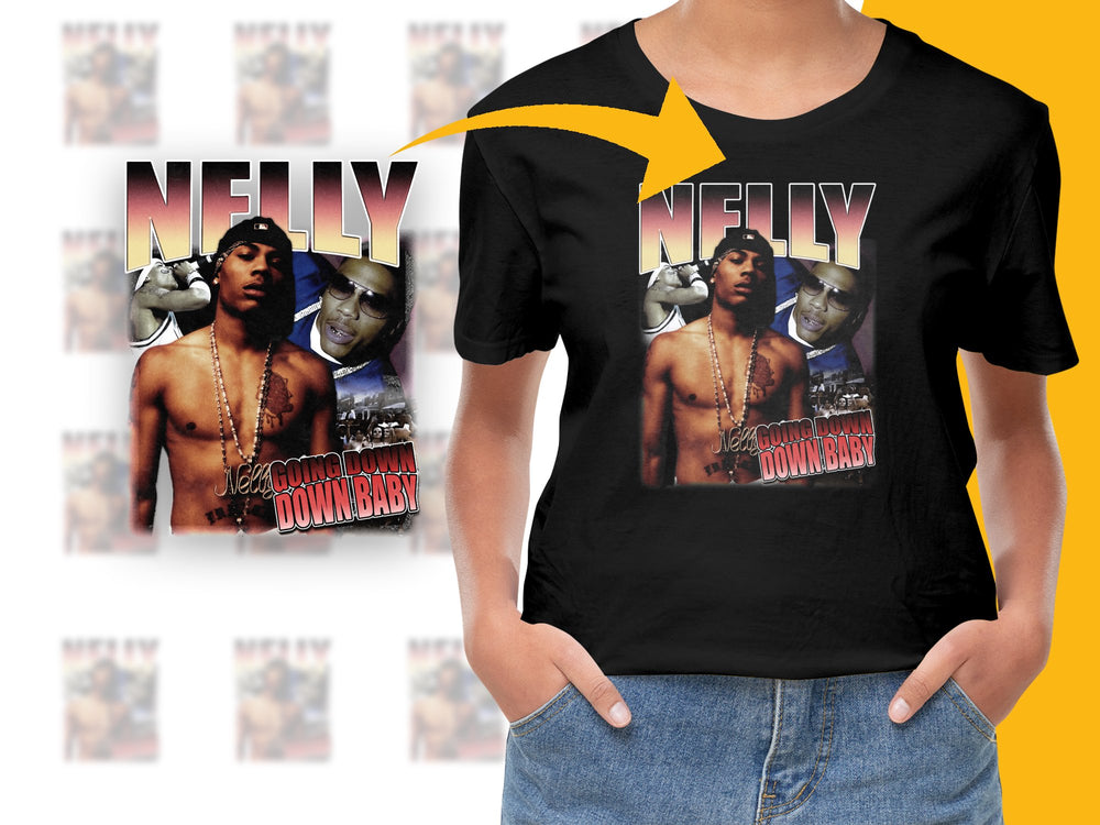 Vintage Nelly T-Shirt, Hip Hop Tee, 2000s Music Fashion, Rap Culture Shirt, Urban Streetwear Top